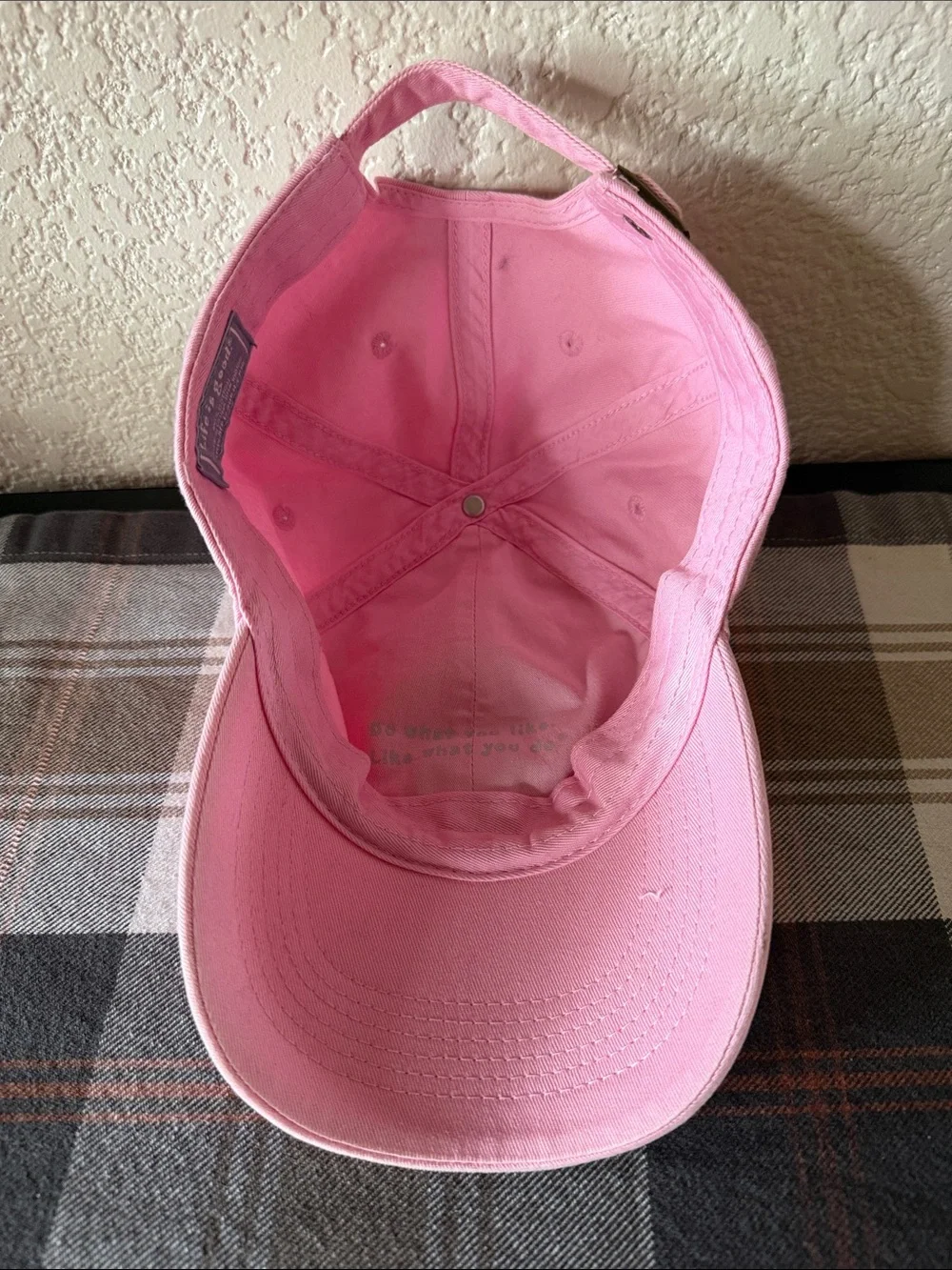 Life is good Happy Pink Flip Flops Chill Baseball Cap